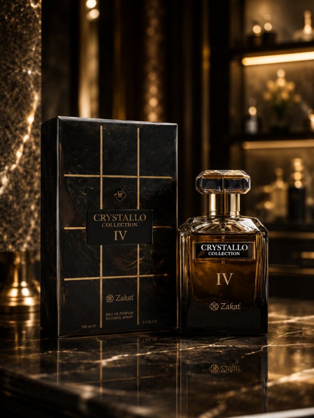 Crystallo Collection IV Unisex Eau de parfum By Zakat 100 ML 3.4 FL Oz